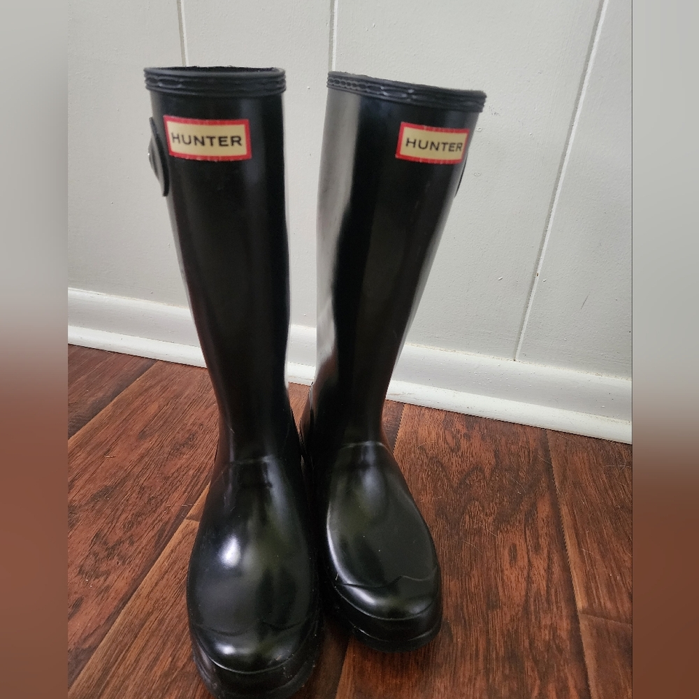 Hunter Black Rain Boots